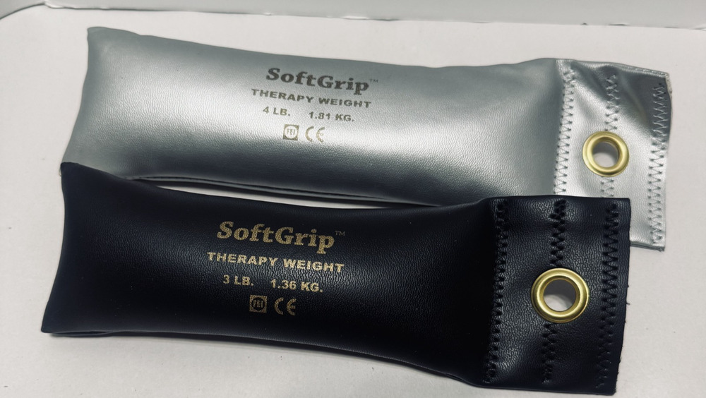 2 CanDo SoftGrip Hand Weights 3# & 4# physical therapy New in pack